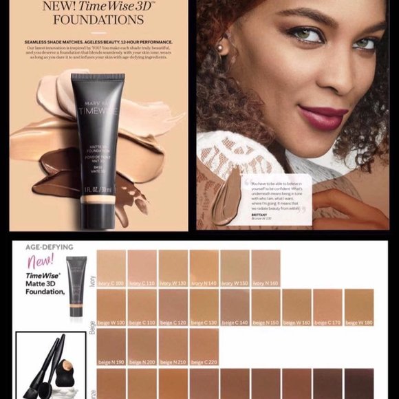 Beige C 120 (Cool) Luminous 3D Foundation Normal to Dry Skin - TimeWise - Picture 5 of 5